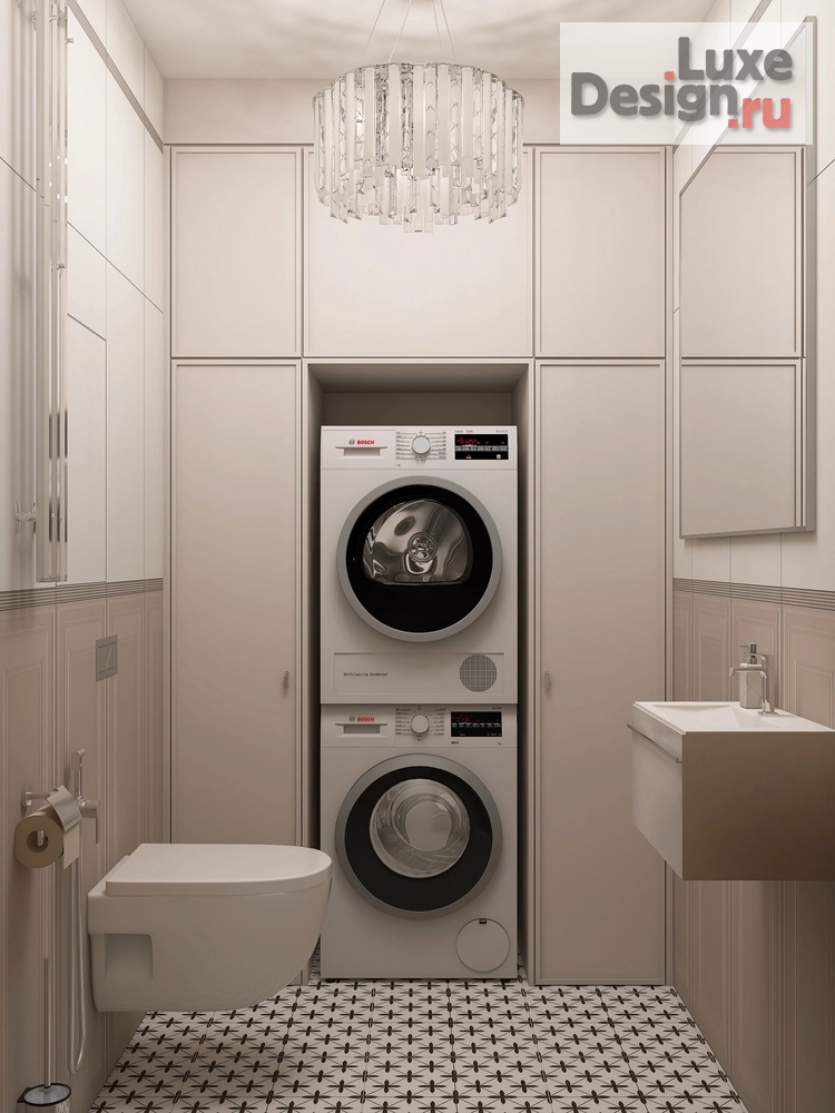 Дизайн интерьера четырехкомнатной квартиры "Квартира с историей" (фото 48) от дизайнера Рудюк Екатерина Дизайн интерьера четырехкомнатной квартиры "Квартира с историей" (фото 48)