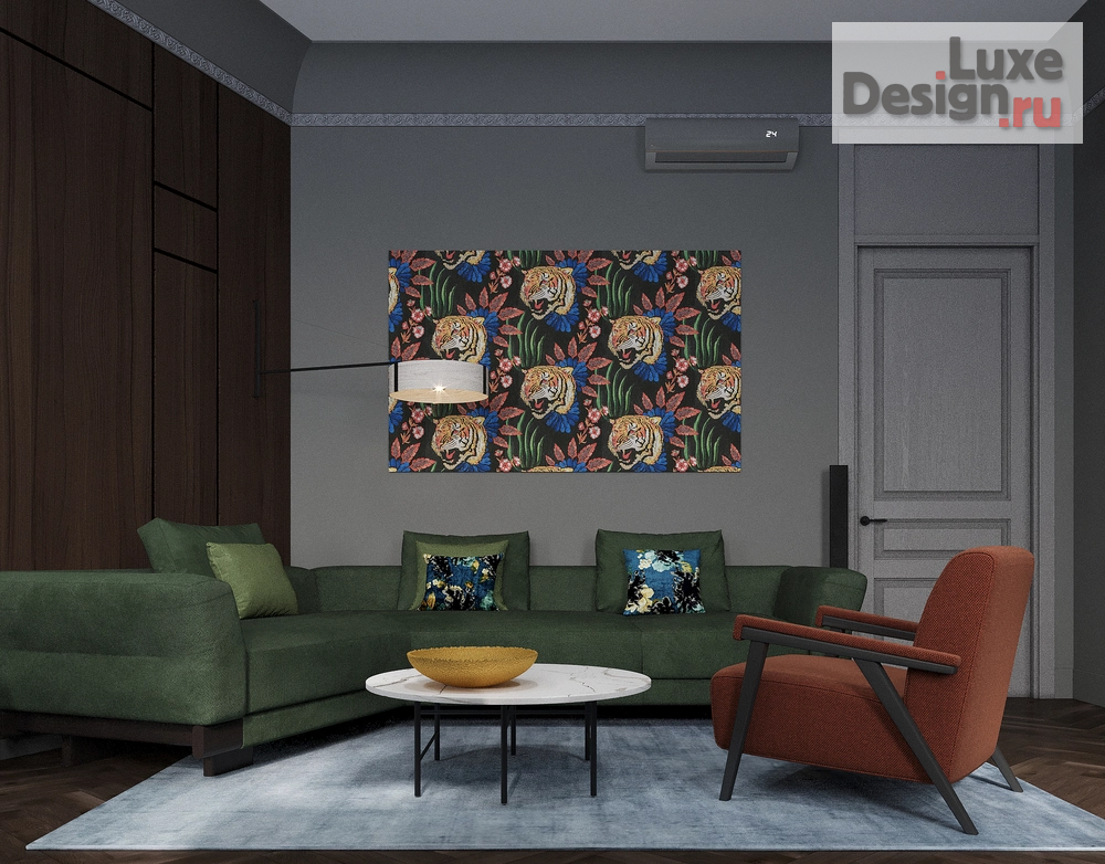 Дизайн интерьера квартиры "Проект квартиры для выходных на Фонтанке в СПб." (фото 5)