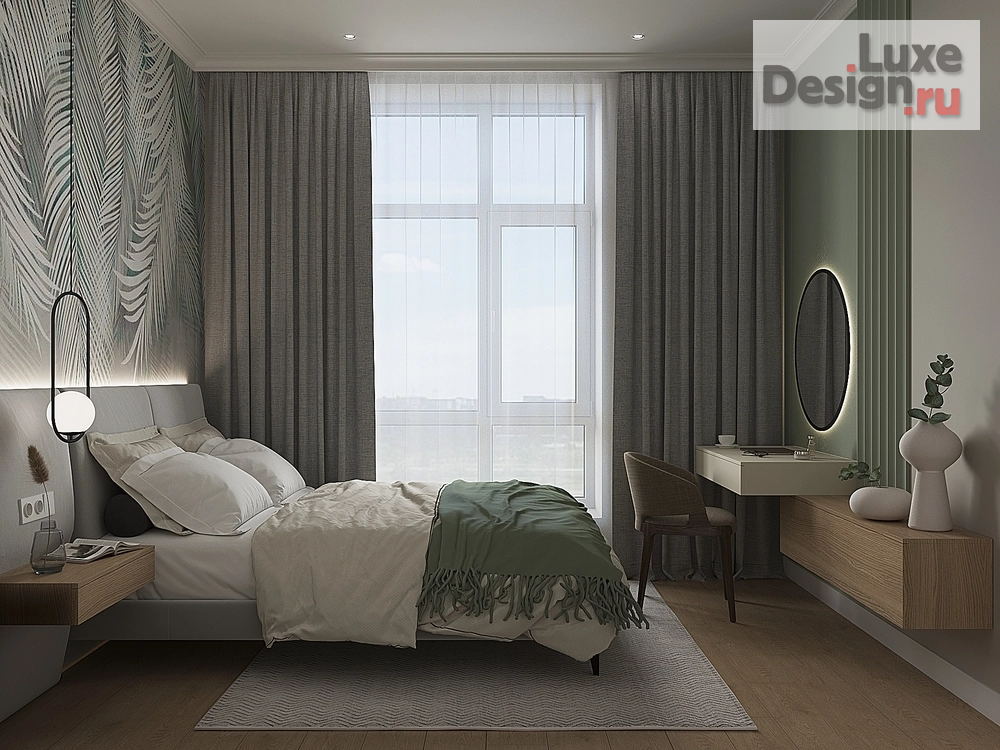 Дизайн интерьера двухкомнатной квартиры "ЖК Керемет" (фото 10)