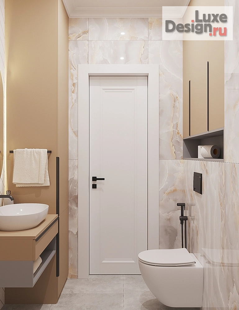 Дизайн интерьера двухкомнатной квартиры "ЖК Керемет" (фото 13)