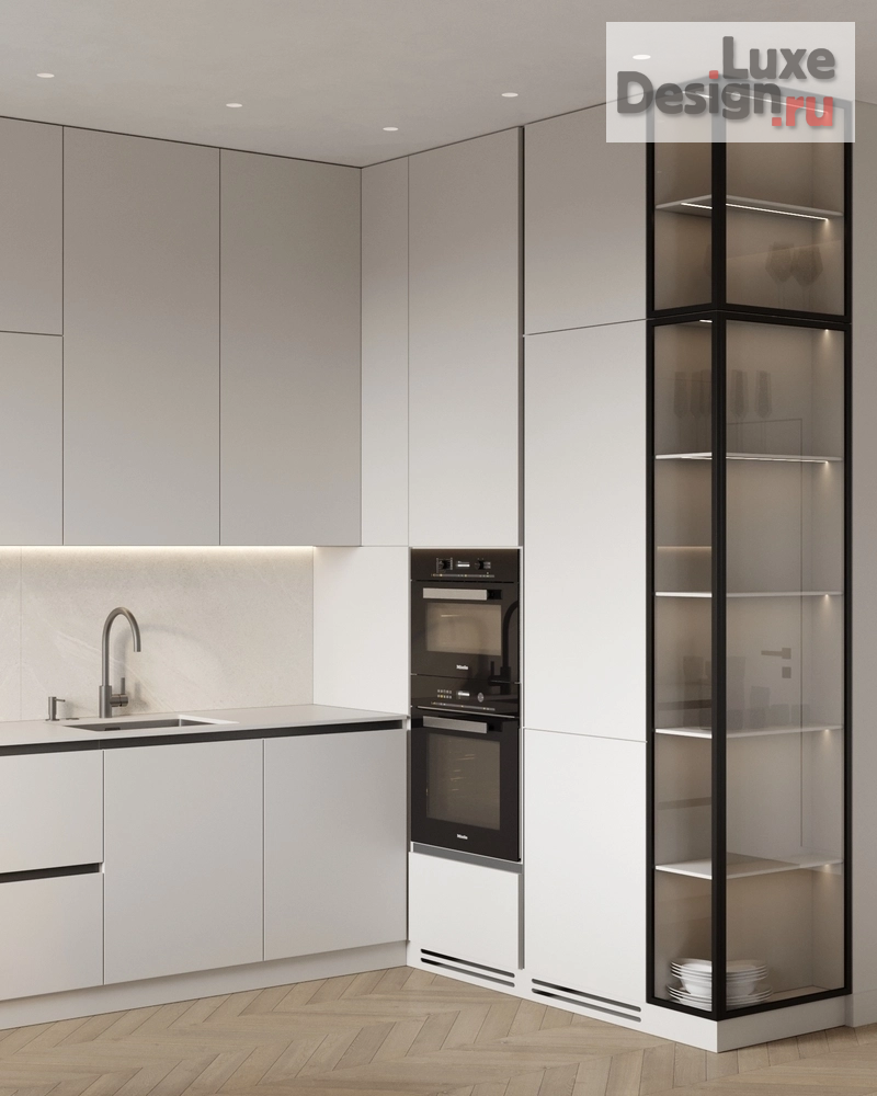 Дизайн интерьера двухкомнатной квартиры "ЖК Абай парк" (фото 5)