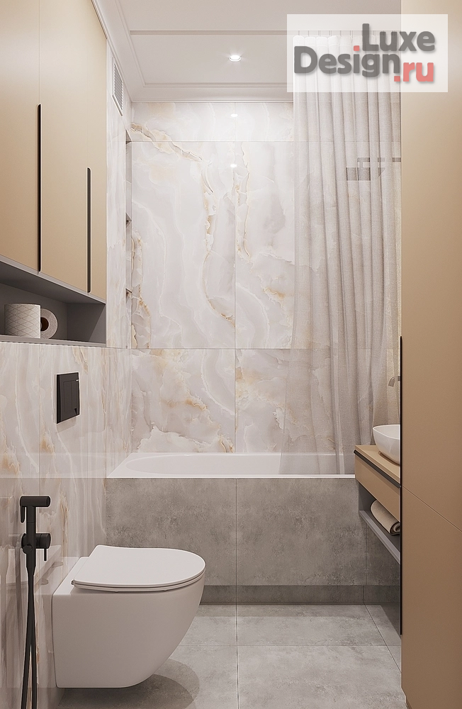 Дизайн интерьера двухкомнатной квартиры "ЖК Керемет" (фото 14)