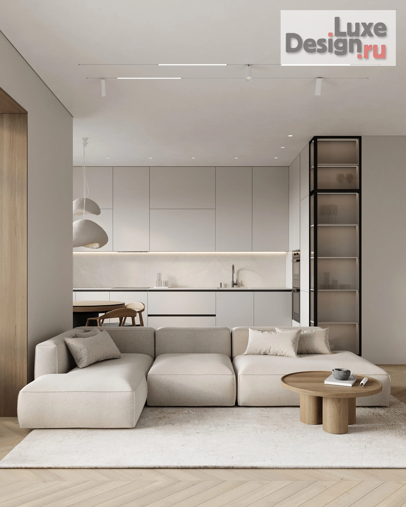 Дизайн интерьера двухкомнатной квартиры "ЖК Абай парк" (фото 7)