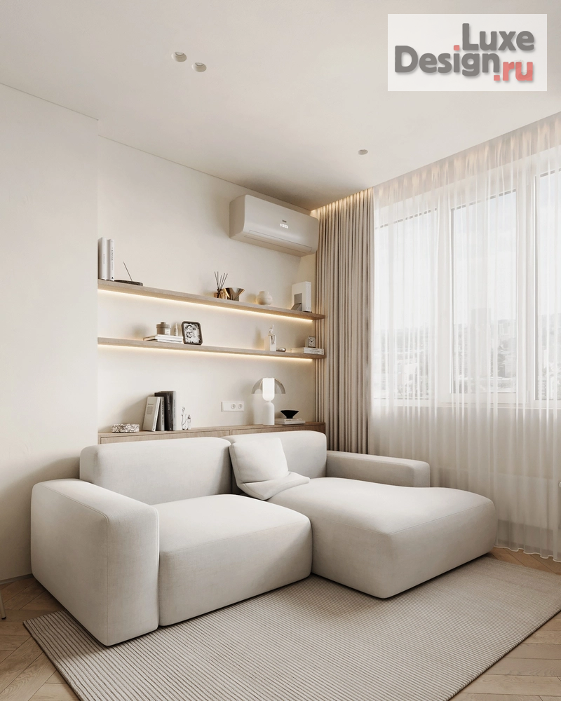 Дизайн интерьера однокомнатной квартиры "ЖК Headliner" (фото 1)