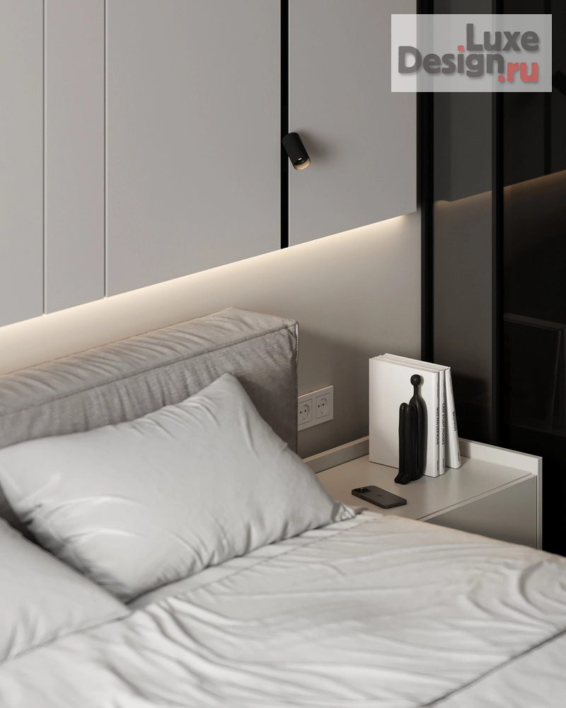 Дизайн интерьера двухкомнатной квартиры "ЖК Абай парк" (фото 18)