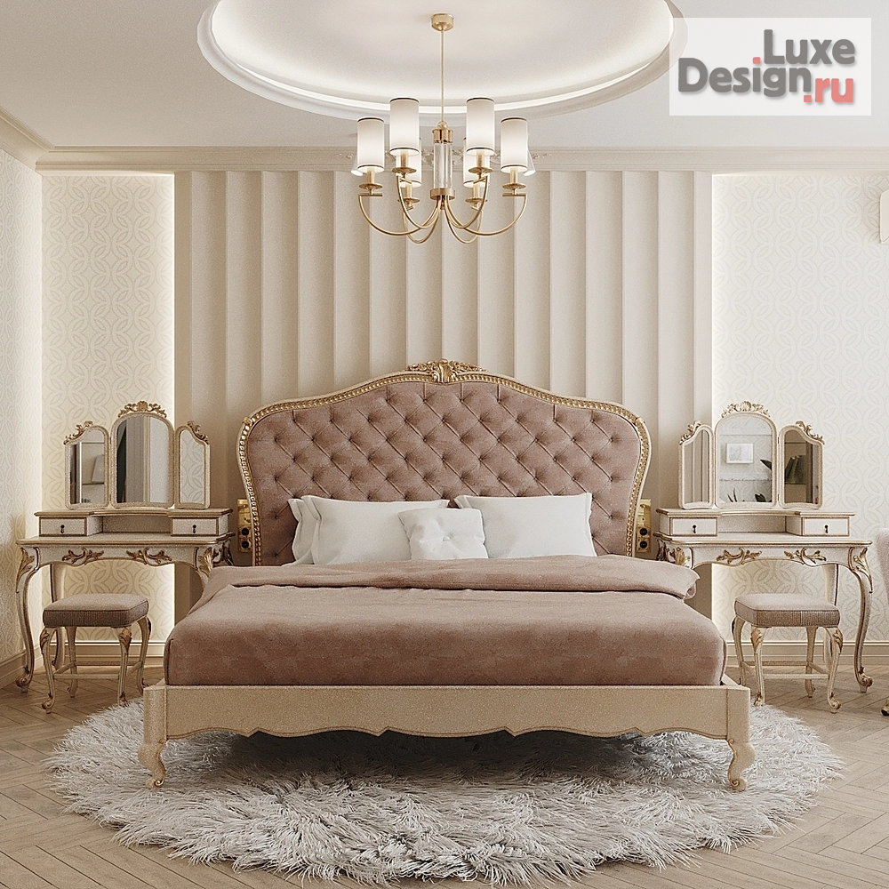 Дизайн интерьера трехкомнатной квартиры "Спальня для сестер в классическом стиле" (фото 1)