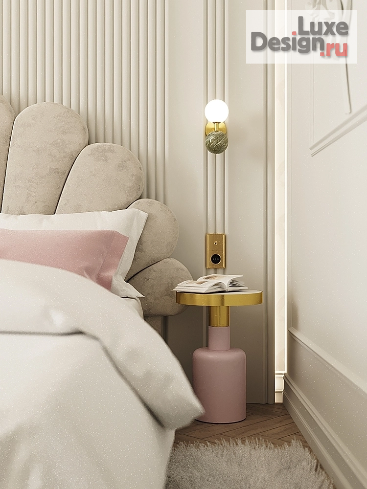 Дизайн интерьера трехкомнатной квартиры "Спальня для девушки" (фото 1)