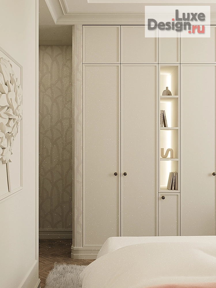 Дизайн интерьера трехкомнатной квартиры "Спальня для девушки" (фото 5)