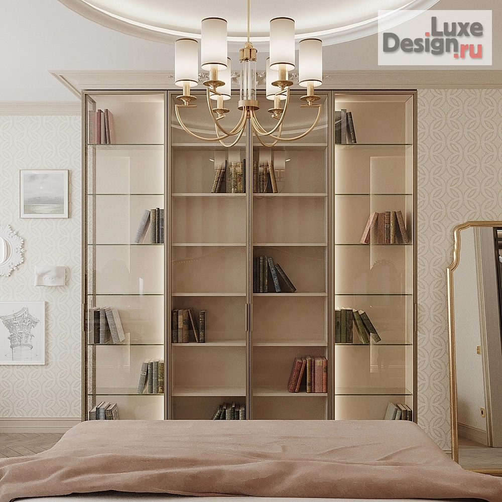 Дизайн интерьера трехкомнатной квартиры "Спальня для сестер в классическом стиле" (фото 6)