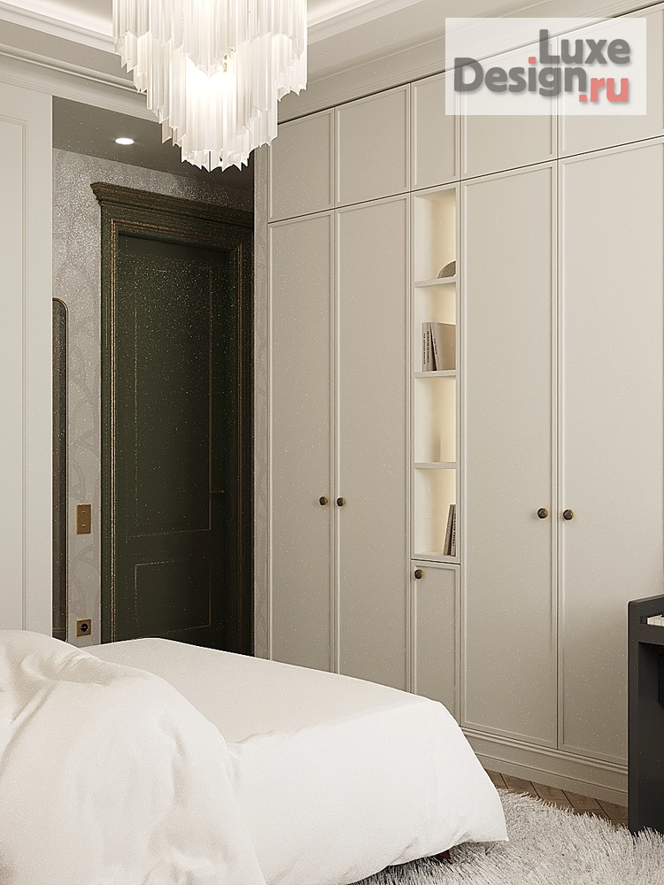 Дизайн интерьера трехкомнатной квартиры "Спальня для девушки" (фото 6)