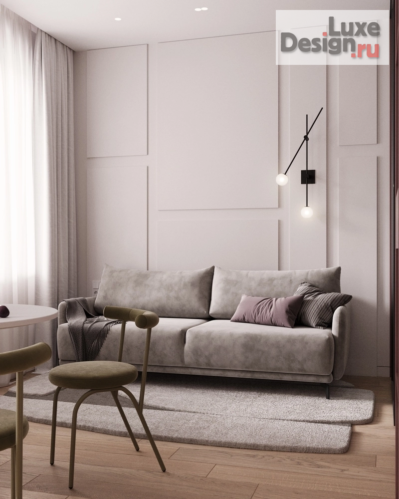 Дизайн интерьера квартиры студии "ЖК "Ленинградка 58"" (фото 11)