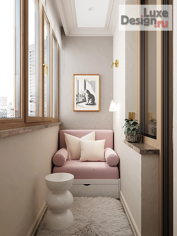 Дизайн интерьера трехкомнатной квартиры "Спальня для девушки" (фото 11)