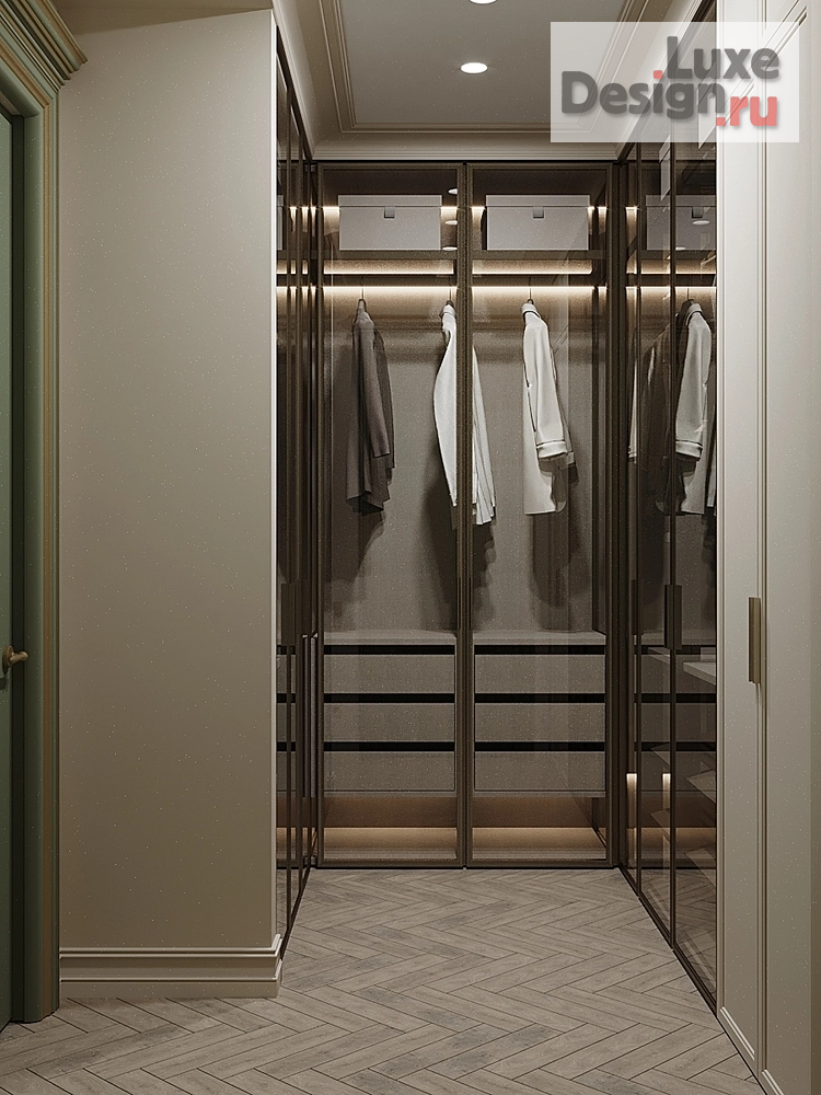 Дизайн интерьера трехкомнатной квартиры "Яркая классика" (фото 21)