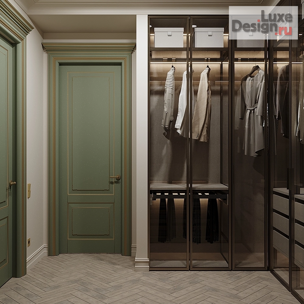 Дизайн интерьера трехкомнатной квартиры "Яркая классика" (фото 24)