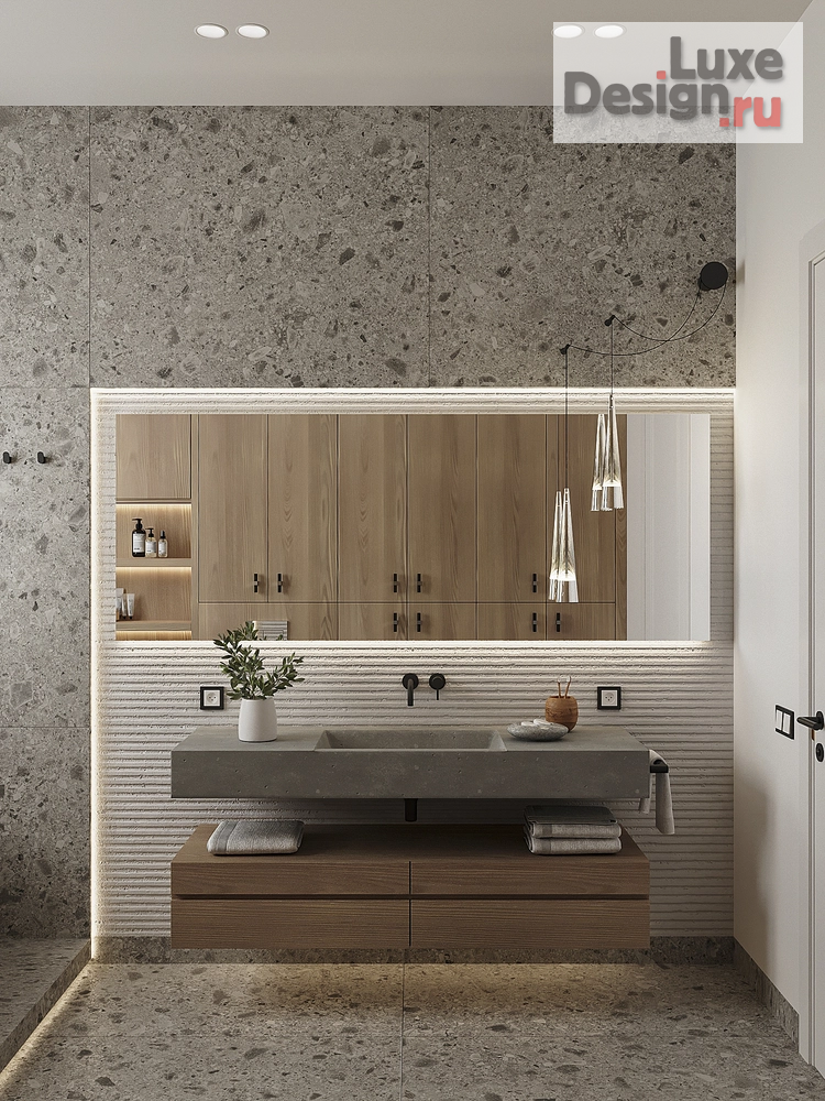 Дизайн интерьера загородного дома "Дом для молодой семьи в МО" (фото 43) от дизайнера Кристина Филиппова Дизайн интерьера загородного дома "Дом для молодой семьи в МО" (фото 43)