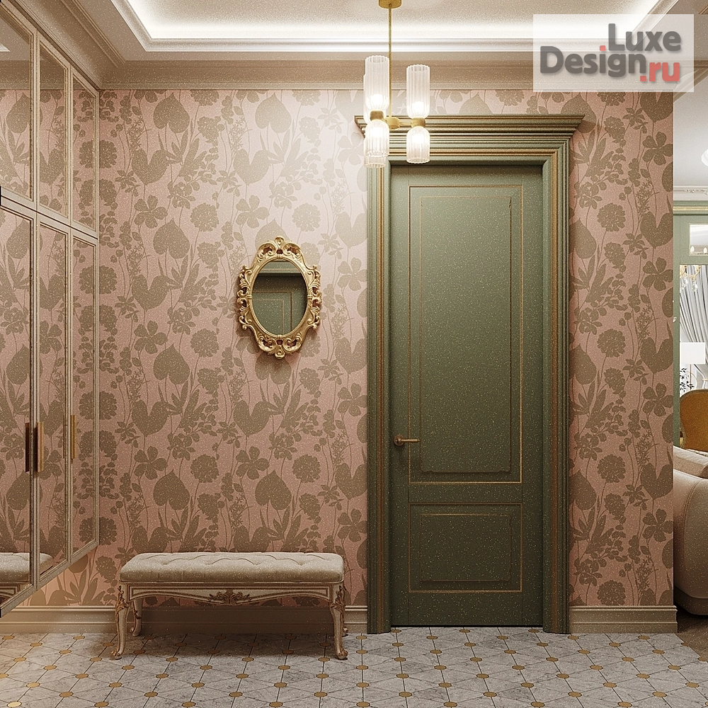 Дизайн интерьера трехкомнатной квартиры "Яркая классика" (фото 10)