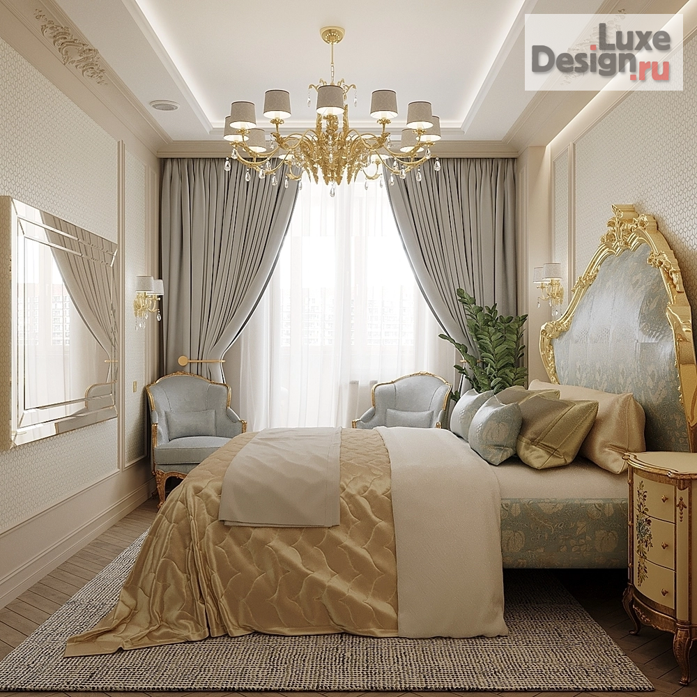 Дизайн интерьера трехкомнатной квартиры "Яркая классика" (фото 15)