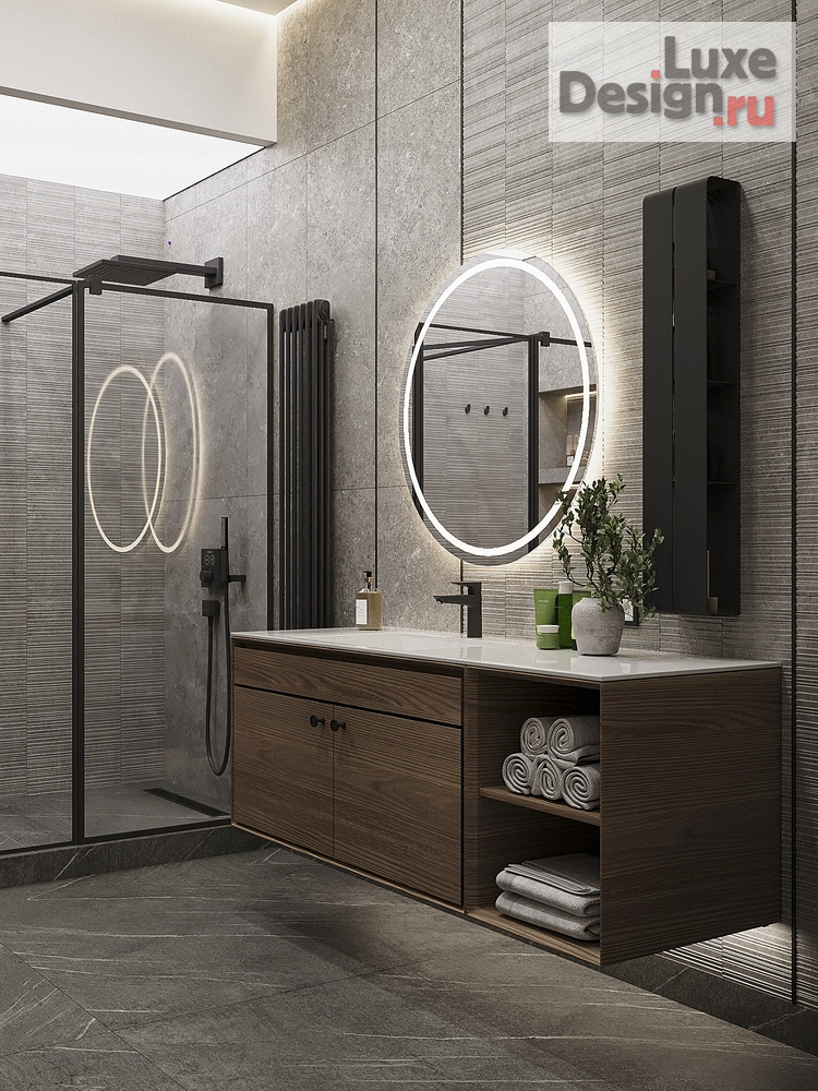 Дизайн интерьера загородного дома "Дом для молодой семьи в МО" (фото 69) от дизайнера Кристина Филиппова Дизайн интерьера загородного дома "Дом для молодой семьи в МО" (фото 69)