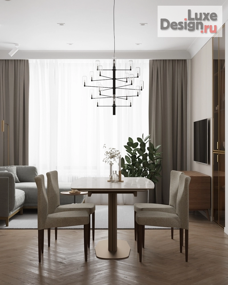 Дизайн интерьера квартиры "ЖК "Дом на Тишинке"" (фото 23) от дизайнера Кристина Филиппова Дизайн интерьера квартиры "ЖК "Дом на Тишинке"" (фото 23)