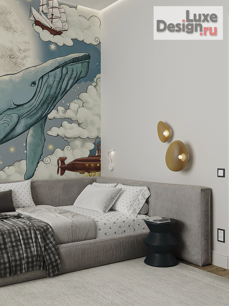 Дизайн интерьера загородного дома "Дом для молодой семьи в МО" (фото 61) от дизайнера Кристина Филиппова Дизайн интерьера загородного дома "Дом для молодой семьи в МО" (фото 61)