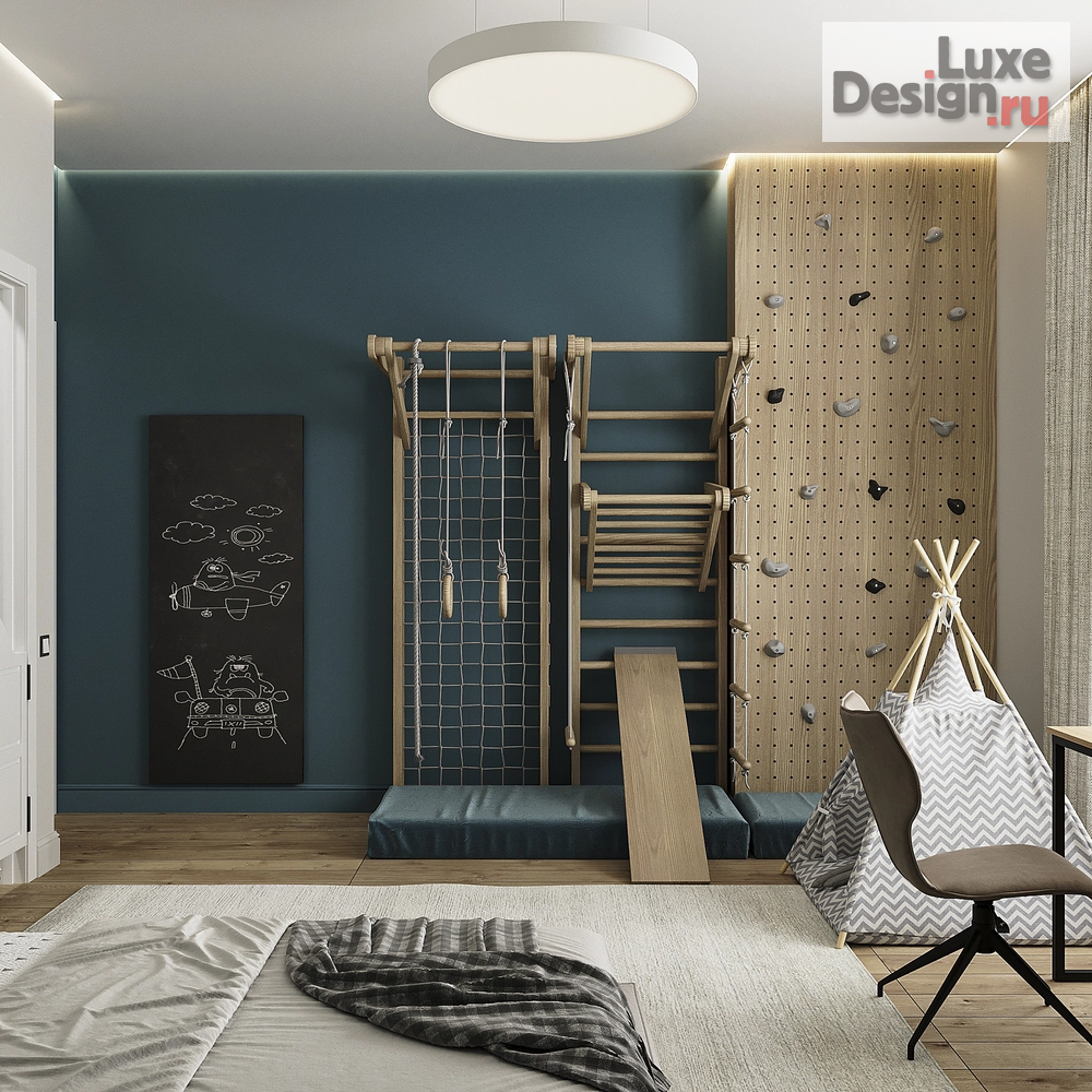 Дизайн интерьера загородного дома "Дом для молодой семьи в МО" (фото 66) от дизайнера Кристина Филиппова Дизайн интерьера загородного дома "Дом для молодой семьи в МО" (фото 66)