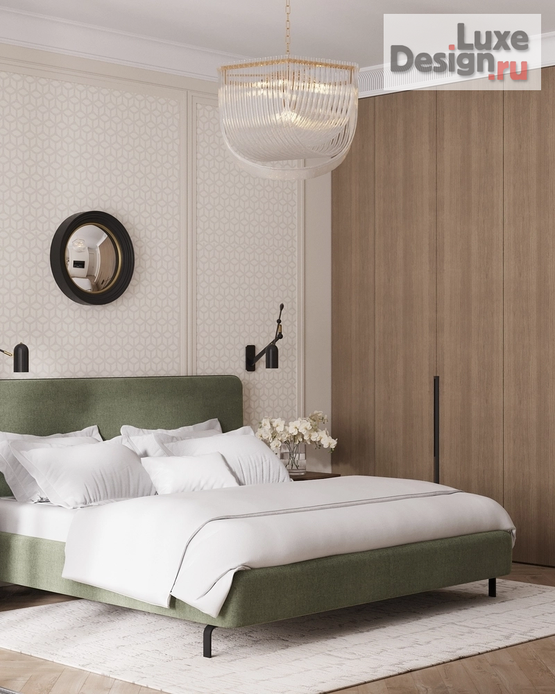 Дизайн интерьера квартиры "ЖК "Дом на Тишинке" Спальня" (фото 4)