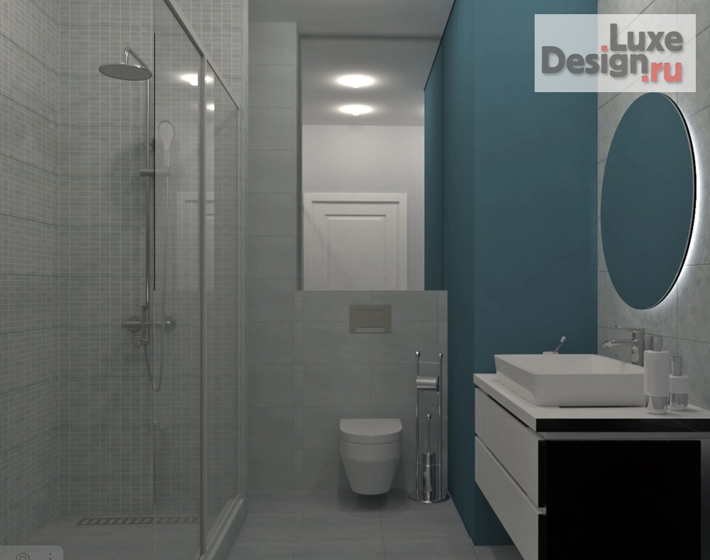 Дизайн интерьера загородного дома "Рабочие чертежи, стройка, реалиация" (фото 11)