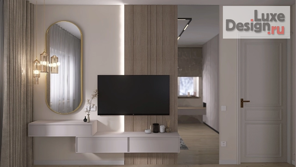 Дизайн интерьера спальни "Спальня в бежевых цветах " (фото 2)