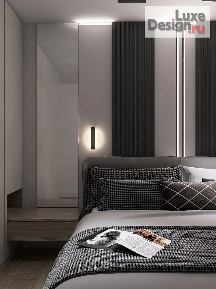 Дизайн интерьера спальни "Стильная спальня " (фото 5)