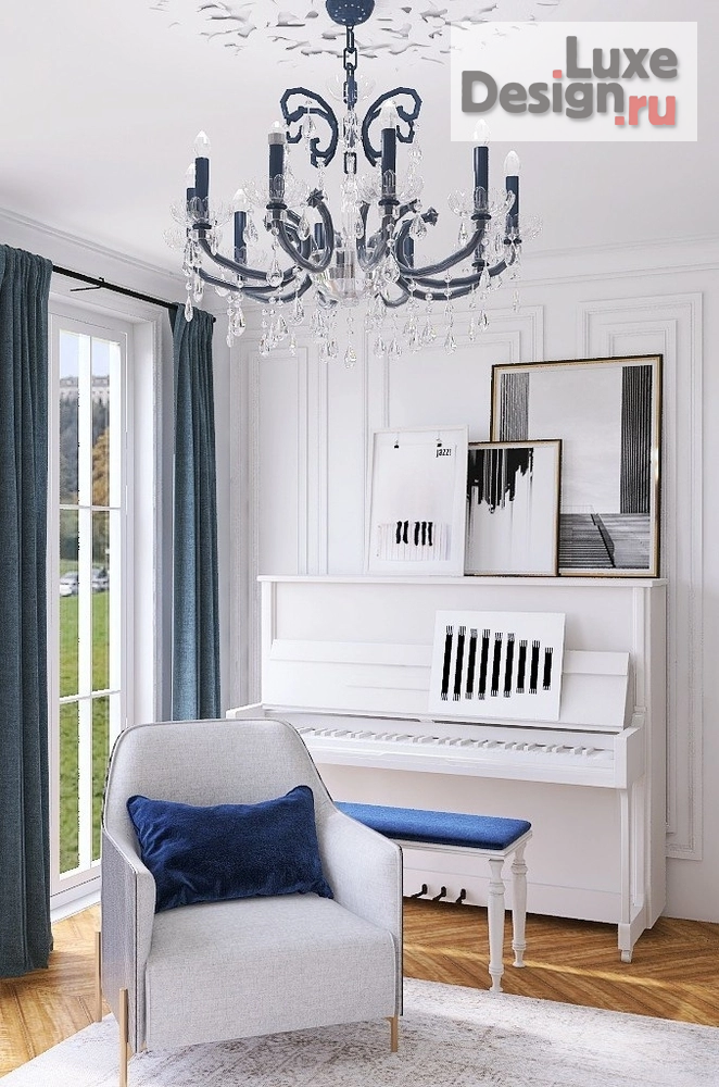 Дизайн интерьера гостиной "Гостиная в Парижском стиле" (фото 6)