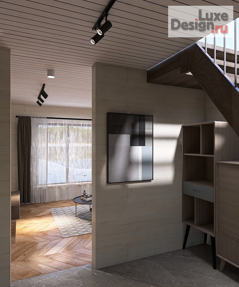 Дизайн интерьера загородного дома "Дом в скандинавском стиле " (фото 1)