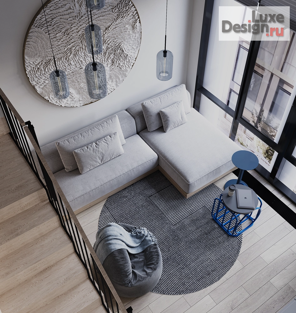 Дизайн интерьера трехкомнатной квартиры "Квартира ЖК "Московский 65"" (фото 7)