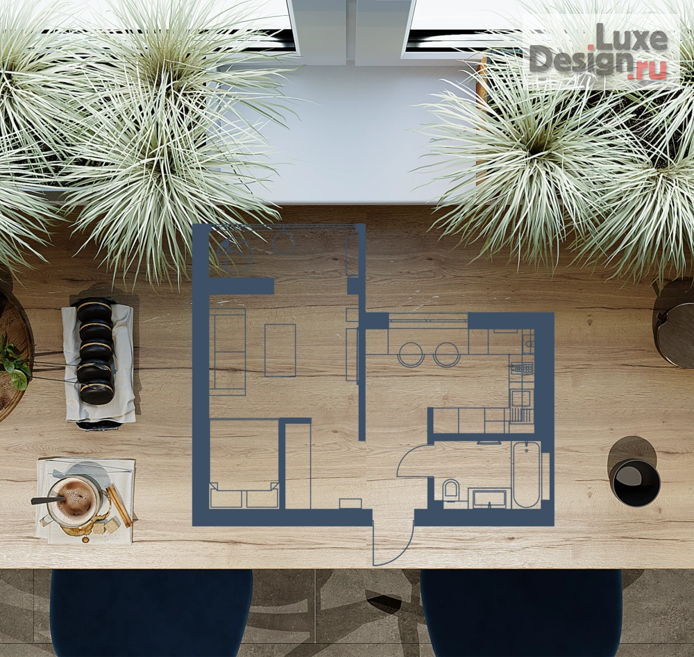 Дизайн интерьера однокомнатной квартиры "Однокомнатная квартира для парня из Калининграда" (фото 3) от дизайнера Зелёв Дмитрий Евгеньевич Дизайн интерьера однокомнатной квартиры "Однокомнатная квартира для парня из Калининграда" (фото 3)