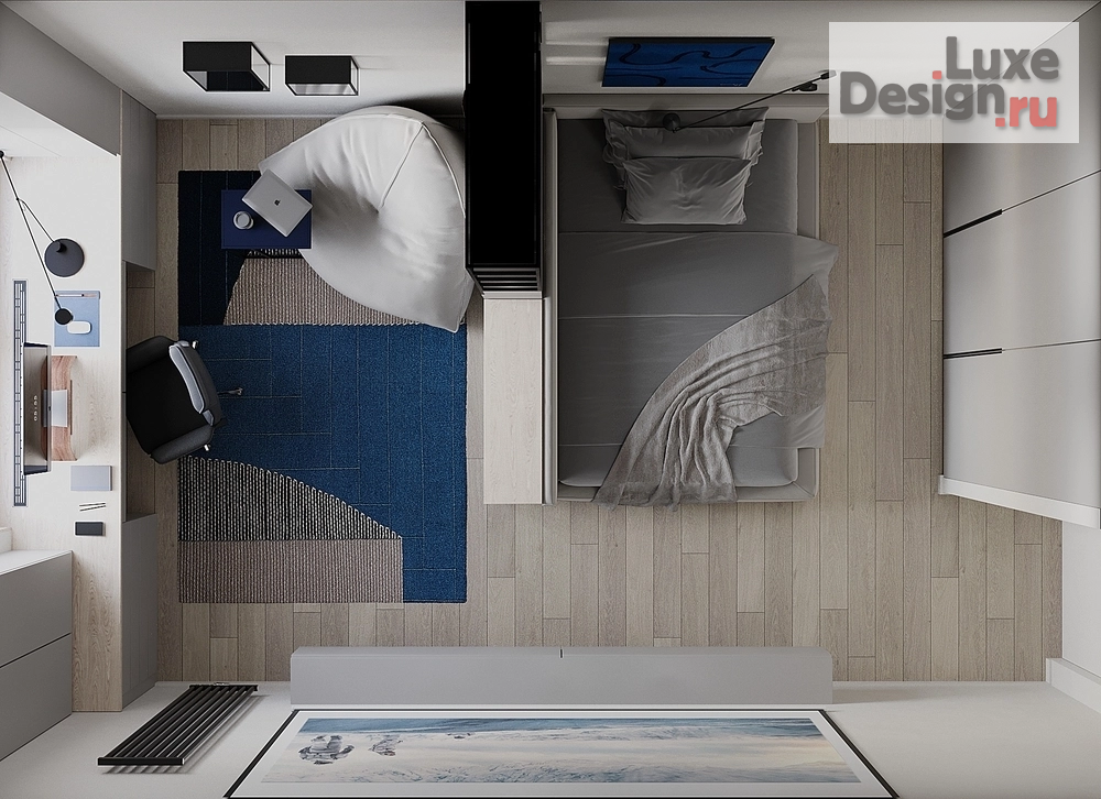 Дизайн интерьера двухкомнатной квартиры "2х ком квартира ЖК "Премьера"" (фото 21)