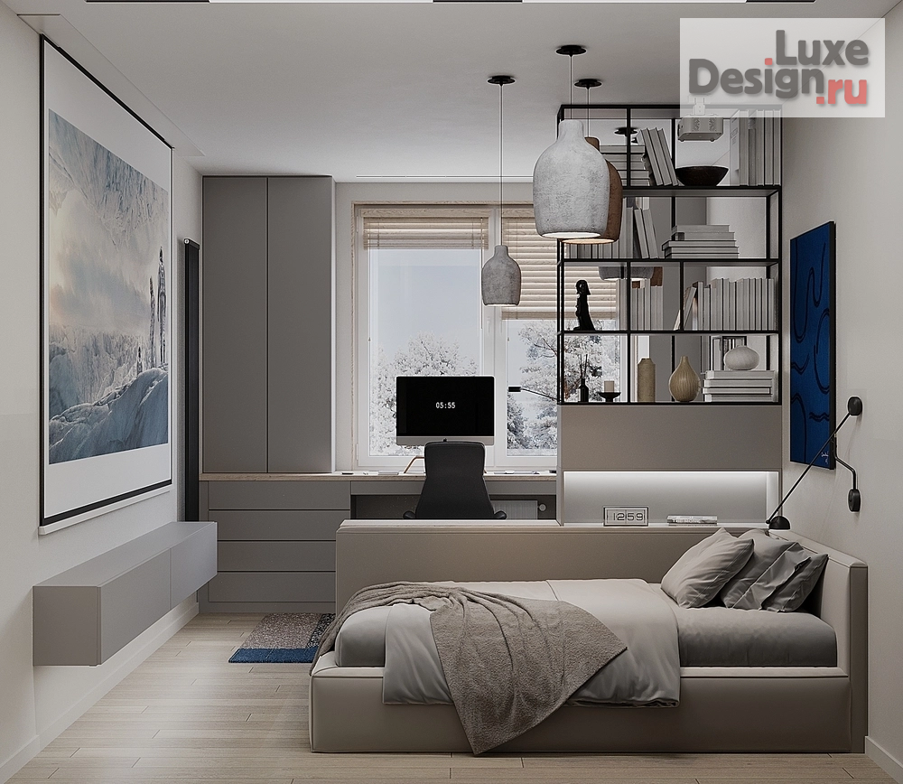 Дизайн интерьера двухкомнатной квартиры "2х ком квартира ЖК "Премьера"" (фото 18)