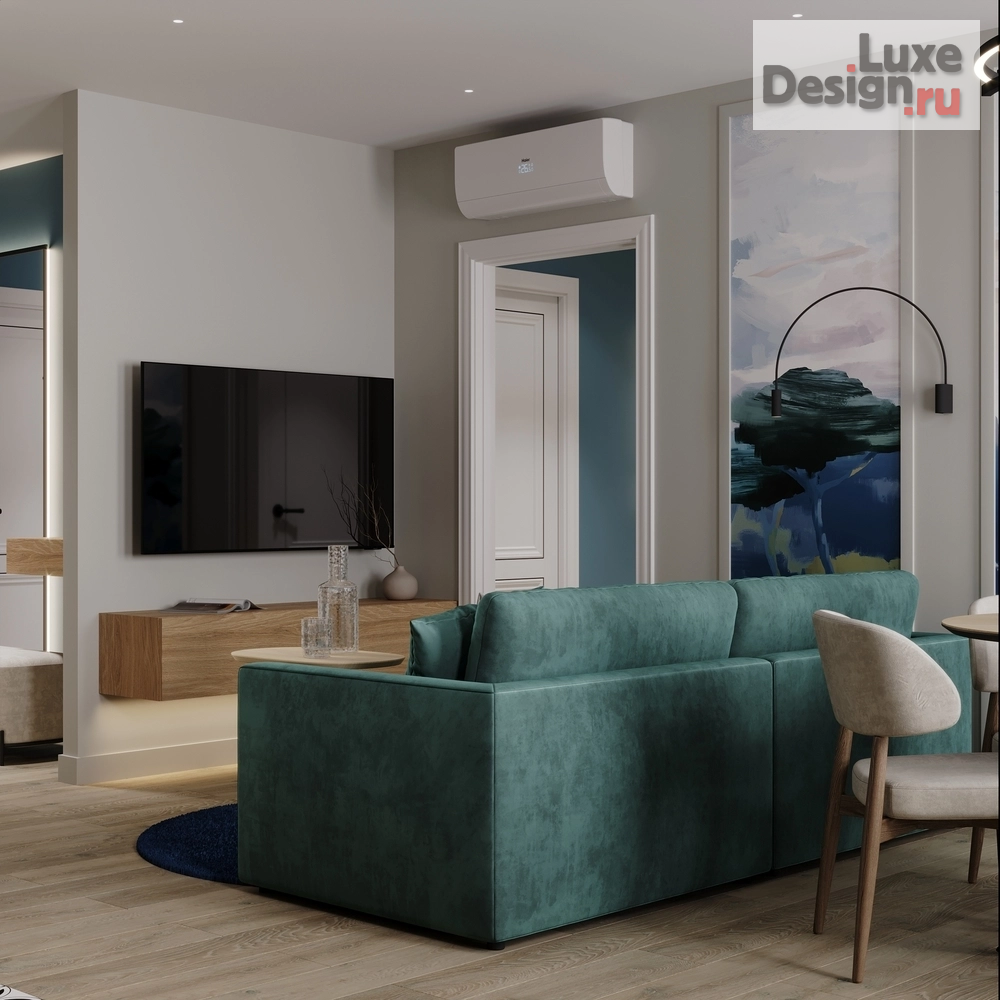 Дизайн интерьера трехкомнатной квартиры "3х ком квартира ЖК "Фридланд"" (фото 4)