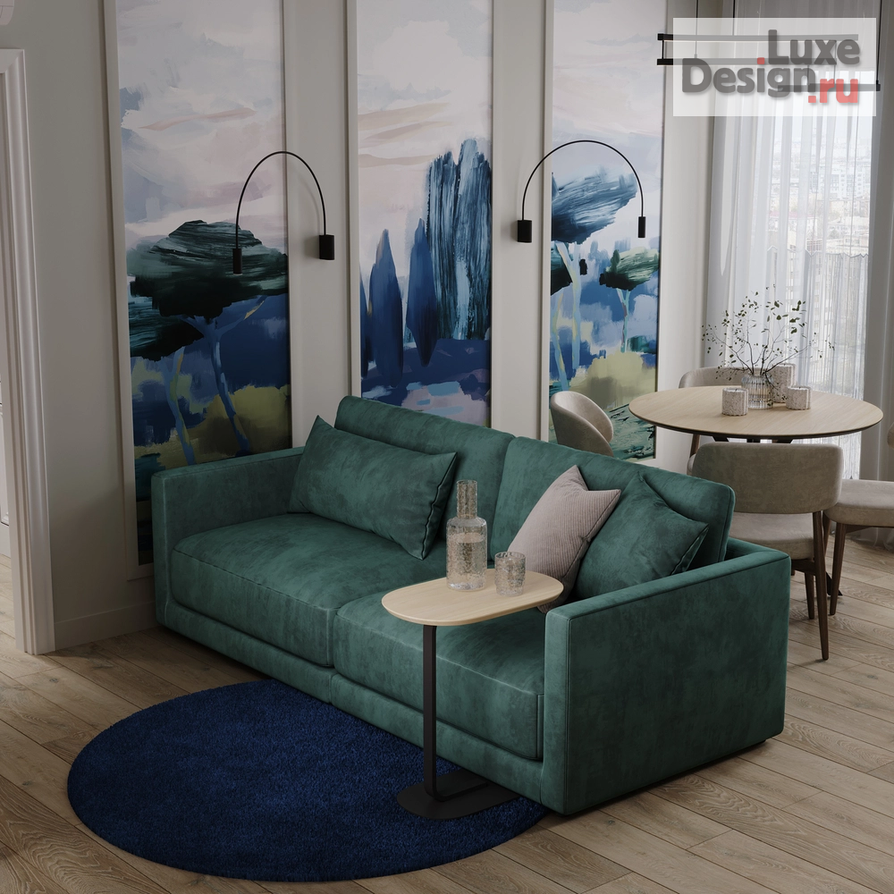 Дизайн интерьера трехкомнатной квартиры "3х ком квартира ЖК "Фридланд"" (фото 3)