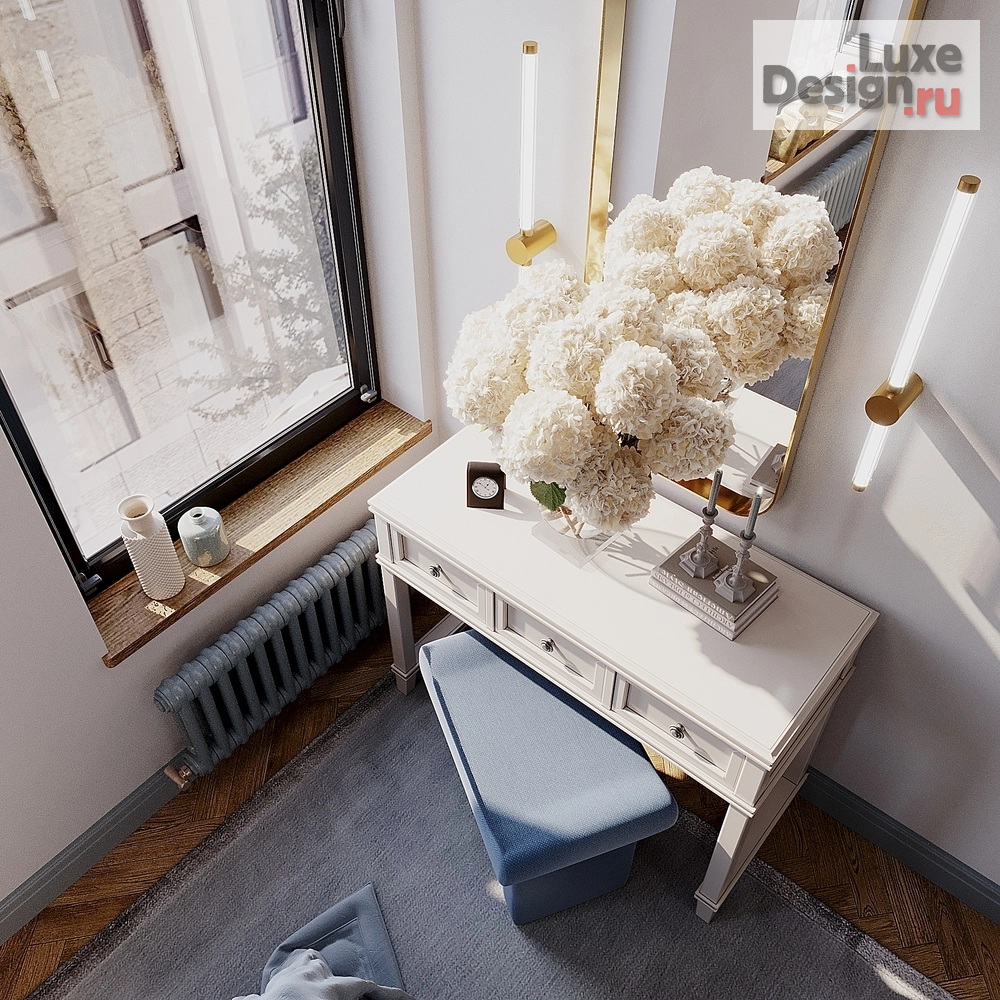 Дизайн интерьера трехкомнатной квартиры "Квартира ЖК "Московский 65"" (фото 29)