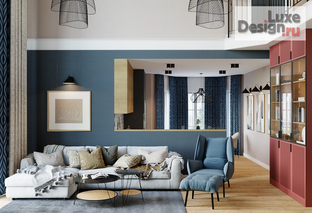 Дизайн интерьера частного дома "Дом со вторым светом - мечта каждого " (фото 1) от дизайнера Зелёв Дмитрий Евгеньевич Дизайн интерьера частного дома "Дом со вторым светом - мечта каждого " (фото 1)