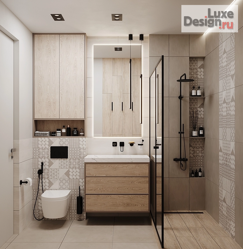 Дизайн интерьера трехкомнатной квартиры "Квартира ЖК "Московский 65"" (фото 15)