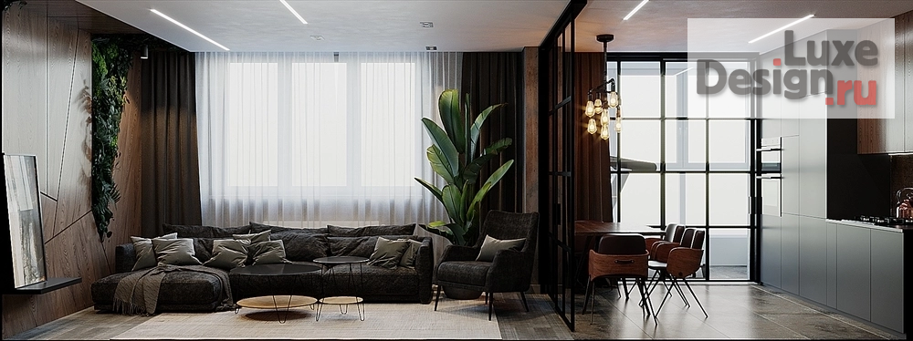 Дизайн интерьера двухкомнатной квартиры "Квартира с стиле Лофт. Калининград" (фото 4)