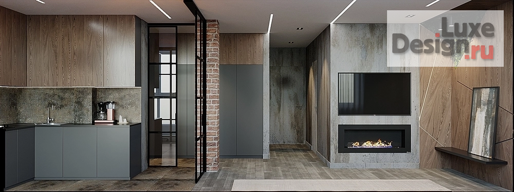 Дизайн интерьера двухкомнатной квартиры "Квартира с стиле Лофт. Калининград" (фото 5)