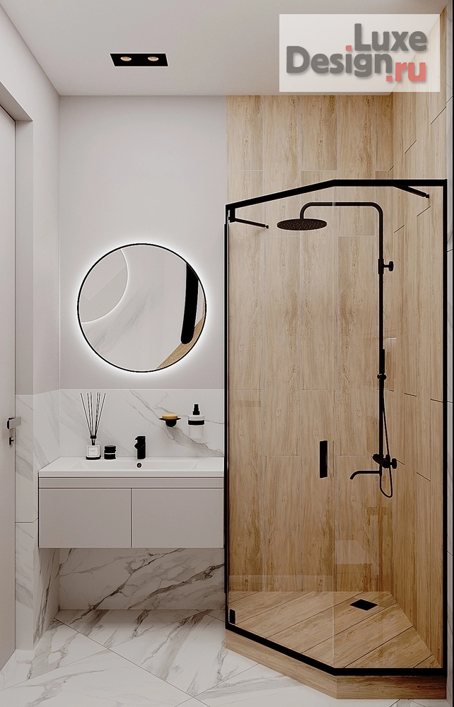 Дизайн интерьера трехкомнатной квартиры "Квартира ЖК "Московский 65"" (фото 12)