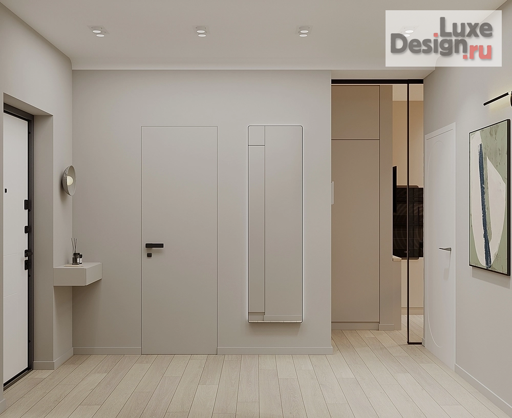 Дизайн интерьера двухкомнатной квартиры "2х ком квартира ЖК "Премьера"" (фото 4)