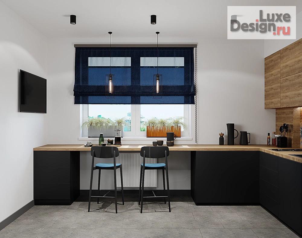 Дизайн интерьера однокомнатной квартиры "Однокомнатная квартира для парня из Калининграда" (фото 5) от дизайнера Зелёв Дмитрий Евгеньевич Дизайн интерьера однокомнатной квартиры "Однокомнатная квартира для парня из Калининграда" (фото 5)