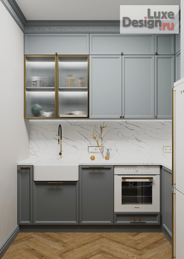 Дизайн интерьера трехкомнатной квартиры "Квартира ЖК "Московский 65"" (фото 19)