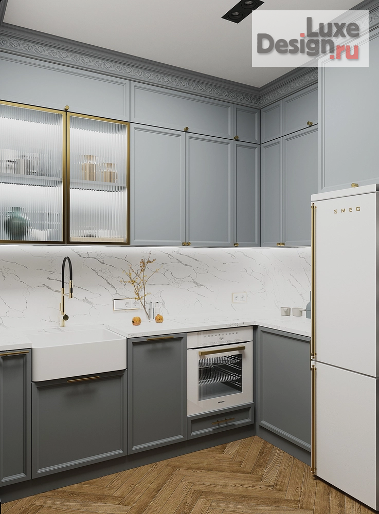 Дизайн интерьера трехкомнатной квартиры "Квартира ЖК "Московский 65"" (фото 17)