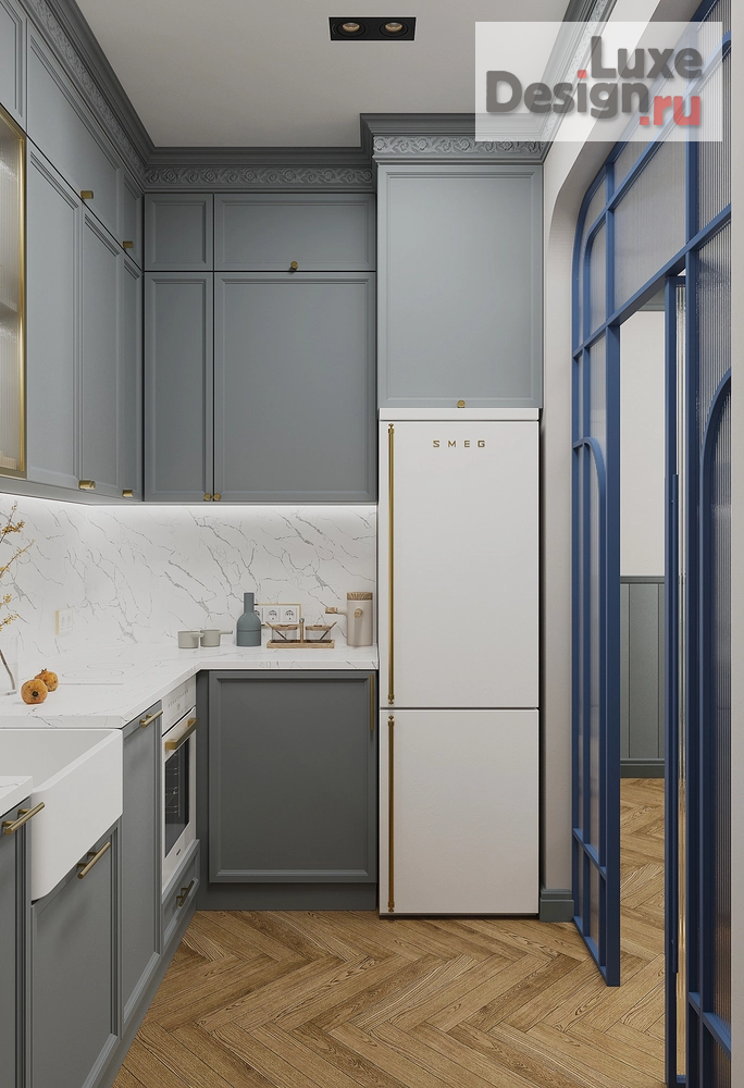 Дизайн интерьера трехкомнатной квартиры "Квартира ЖК "Московский 65"" (фото 18)