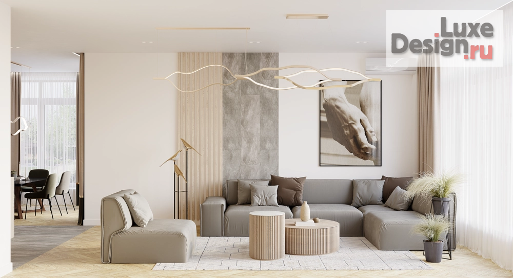 Дизайн интерьера частного дома "Интерьер в Датском стиле" (фото 1)