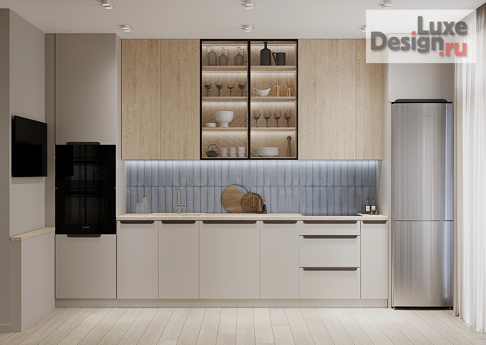 Дизайн интерьера двухкомнатной квартиры "2х ком квартира ЖК "Премьера"" (фото 7)